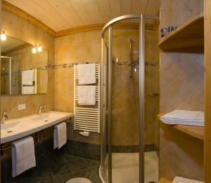 Koupelna v ubytování Appartmenthof Aigengut Ferienwohnung Großarl + 15 fotografií