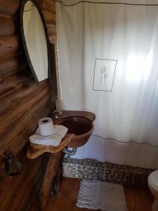 ห้องน้ำของ Posta Nehuen Cabañas