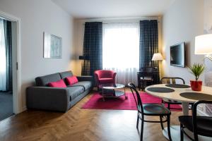 Posezení v ubytování Apartamenty Duo