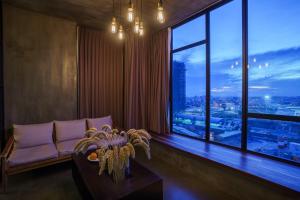 Posezení v ubytování SIM Boutique Hotel