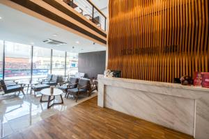 Posezení v ubytování SIM Boutique Hotel