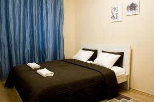 Postel nebo postele na pokoji v ubytování Sauna Luxurious Apartment