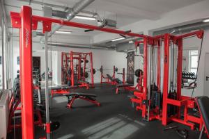 Fitness centrum a/nebo fitness zařízení v ubytování Apartamenty w Starym Browarze 3