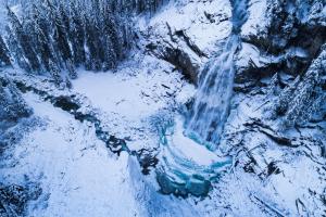 Hotel Krimmlerfälle durante el invierno