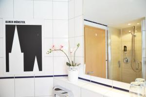 Koupelna v ubytování Am Zehntstadl Hotel & Sauna