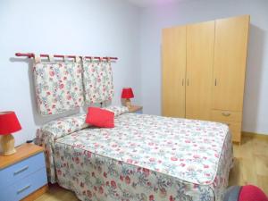 Postel nebo postele na pokoji v ubytování Apartamentos Capuchinas