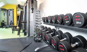 Fitness centrum a/nebo fitness zařízení v ubytování Thon Hotel Spectrum