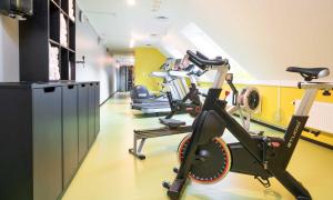 Fitness centrum a/nebo fitness zařízení v ubytování Thon Hotel Spectrum