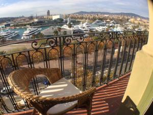 Un balcón o terraza en Barceloneta Ramblas Apartments