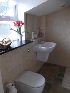 Ένα μπάνιο στο At Cedar Lodge