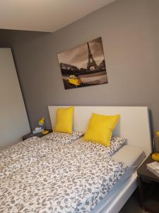 Postel nebo postele na pokoji v ubytování Apartmán NA SVAHU 3+KK, Dolní Morava