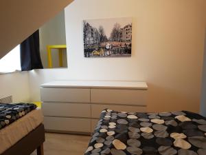 Postel nebo postele na pokoji v ubytování Apartmán NA SVAHU 3+KK, Dolní Morava