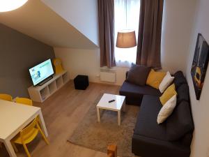 TV a/nebo společenská místnost v ubytování Apartmán NA SVAHU 3+KK, Dolní Morava