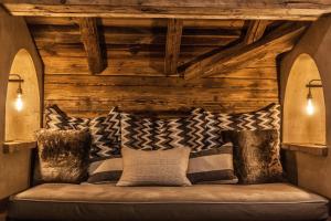 Ein Sitzbereich in der Unterkunft BelArosa Suiten & Wellness