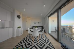 Balkón alebo terasa v ubytovaní Apartament Horyzont Amber + 3 fotografie