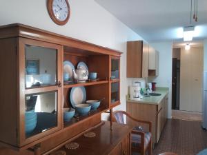 Kuhinja oz. manjša kuhinja v nastanitvi Rosedale Manor