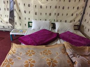 Säng eller sängar i ett rum på Himalayan Routes Camp Sarchu