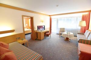 TV a/nebo společenská místnost v ubytování Hotel Waldlust