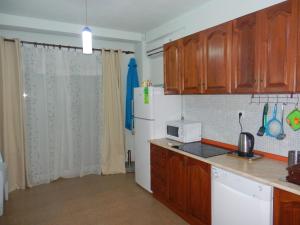 Kuchyň nebo kuchyňský kout v ubytování Apartments Vladilena