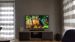 TV a/nebo společenská místnost v ubytování Luxury Belvedere View New Apartment