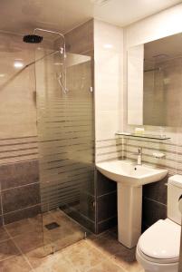 Koupelna v ubytování Jeju Noblesse Hotel