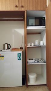 Kuchyň nebo kuchyňský kout v ubytování Beezneez B&B