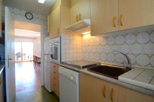 Kuchyňa alebo kuchynka v ubytovaní Gregal - apartamentos + 21 fotografií