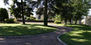 Zahrada ubytování Château Blanchard