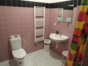 Koupelna v ubytování Guest House U Zámku