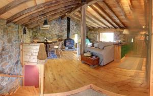 A bed or beds in a room at Cabañas con Encanto