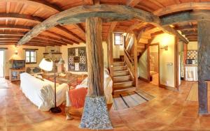 A bed or beds in a room at Cabañas con Encanto
