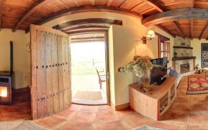 A seating area at Cabañas con Encanto