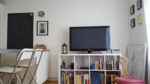 Knihovna v apartmánu