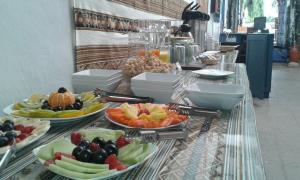 Comida no hotel ou em algum lugar perto