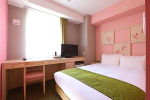 Krevet ili kreveti u jedinici u objektu Hotel Wing International Select Nagoya Sakae