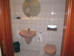 Koupelna v ubytování Hotel Wettin