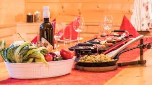 Cibo presso lo chalet o nelle vicinanze
