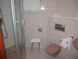 Koupelna v ubytování Hotel Wettin