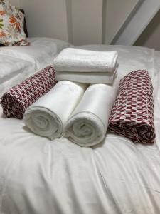 Postel nebo postele na pokoji v ubytování GreenHotel