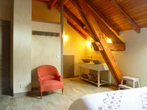 Voodi või voodid majutusasutuse B&B Fontbriand toas