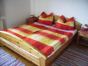 Posteľ alebo postele v izbe v ubytovaní Bauernhof Manuela Perner