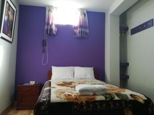 Hotel Real Chimbote客房内的一张或多张床位