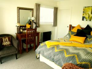 Noah's Boutique Accommodation Moeraki 객실 침대