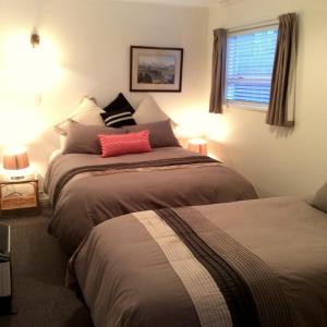 Noah's Boutique Accommodation Moeraki 객실 침대