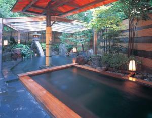 Bazén v ubytování Yamashiro Onsen Yuzankaku nebo v jeho okolí