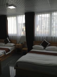 Postel nebo postele na pokoji v ubytování Mr Rot's Secret Hotel