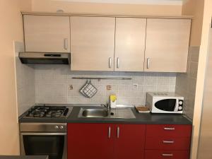 Kuchyň nebo kuchyňský kout v ubytování Apartment Vita Moela 23 & 24