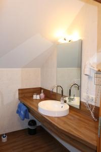 Koupelna v ubytování Hotel Baldus