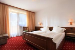 Cama o camas de una habitación en Landhaus Bachler