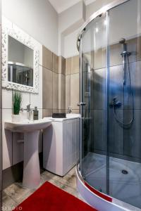 Kúpeľňa v ubytovaní ClickTheFlat Wspólna Central Apart Rooms